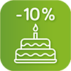 10% narozeninová sleva